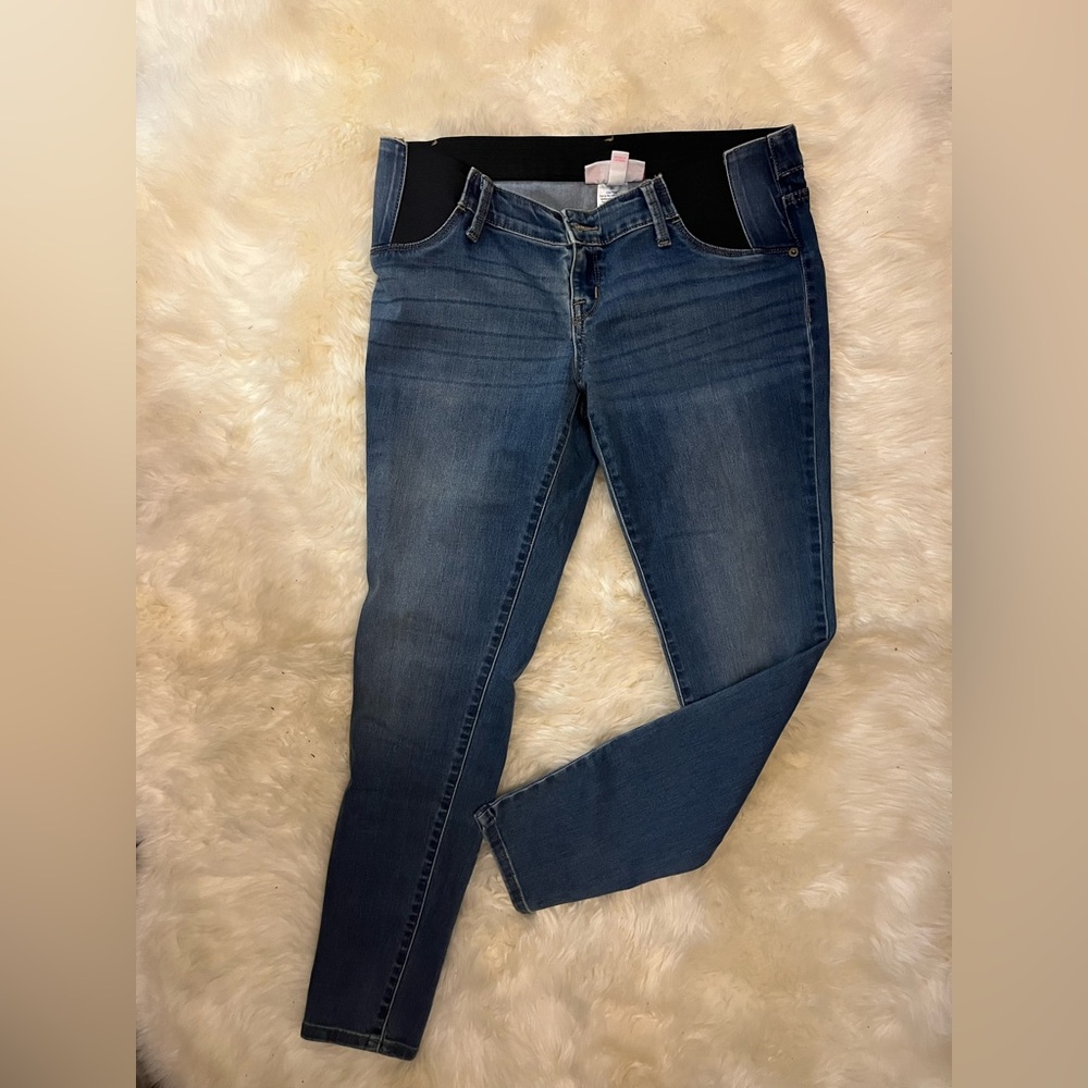Under belly maternity jeggings